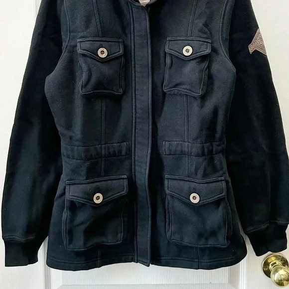 Beaver Canoe Utility  Jacket Military Black Thick Outdoor Knit Size Medium - Picture 6 of 15